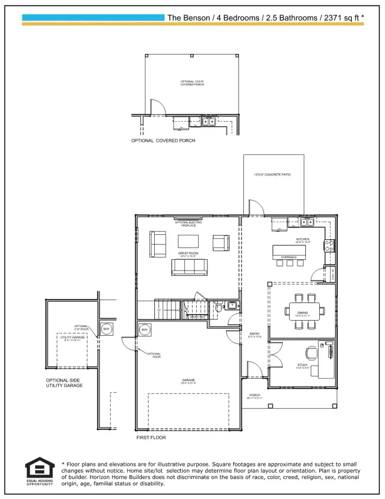 The Benson Floor plan 2