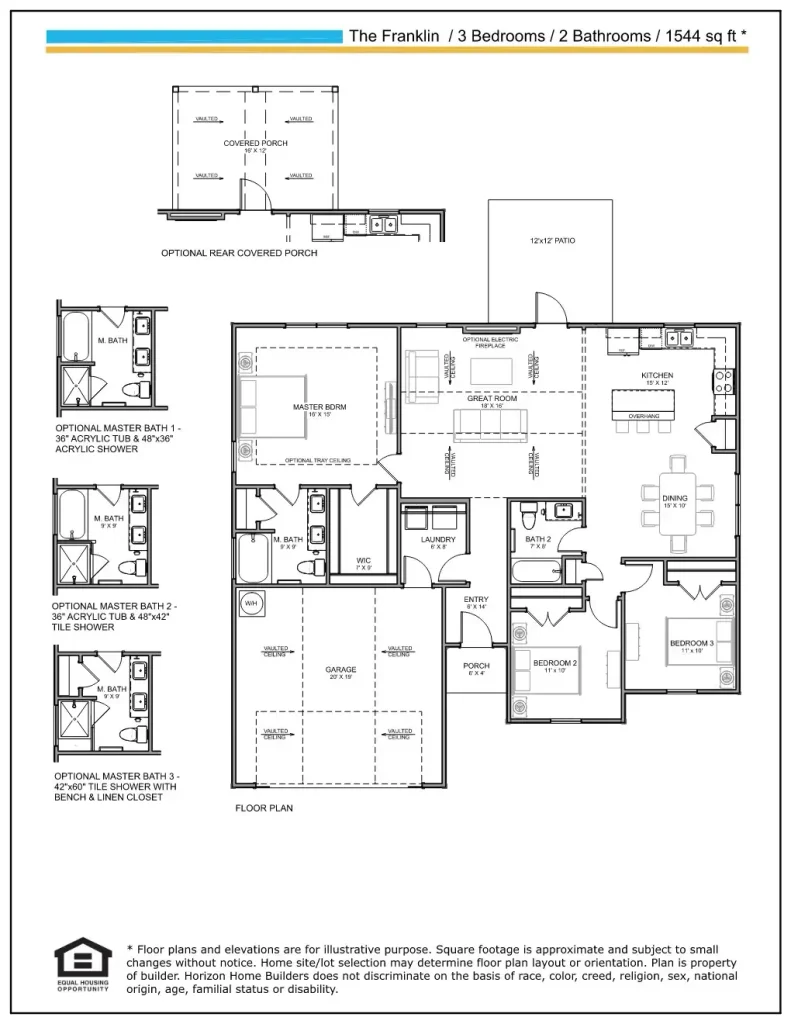 The Franklin Floor plan 2