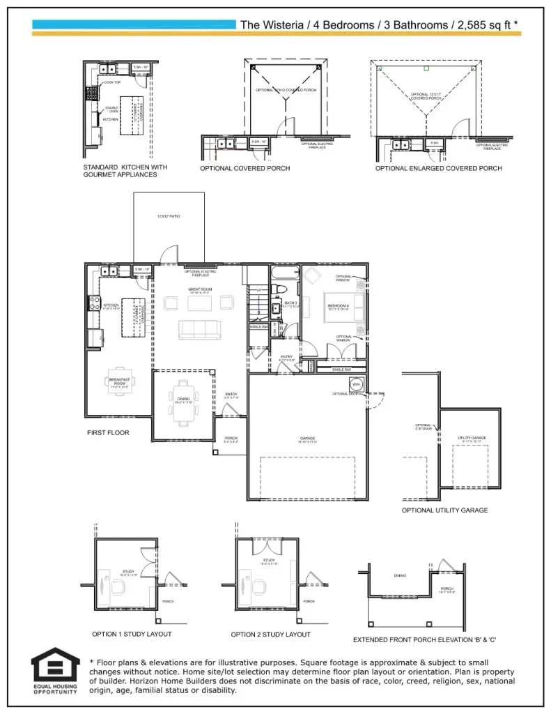The Wisteria Floor plan 2