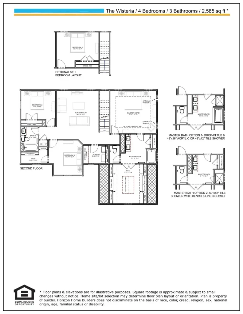The Wisteria Floor plan 3