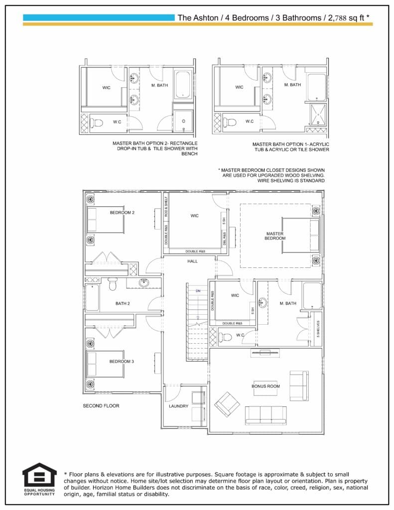The Ashton Floor plan 2