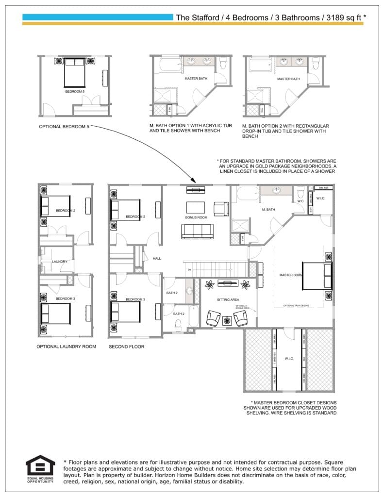 The Stafford Floor plan 2